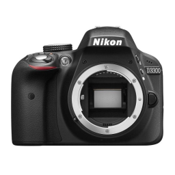 Nikon D3300 Manuel utilisateur | Fixfr