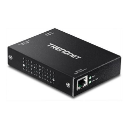 TRENDnet TPE-E100 Répéteur PoE+ Gigabit | Téléchargement PDF & IA | Fixfr
