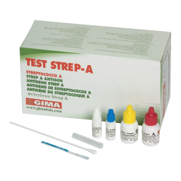 Gima 24523 STREP-A TEST - strip Manuel du propriétaire | Fixfr