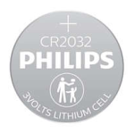 Philips CR2032T1BK/00 Minicells Pile bouton Manuel utilisateur