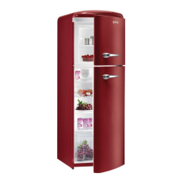 Gorenje RF60309OR : Guide PDF avec IA | Fixfr