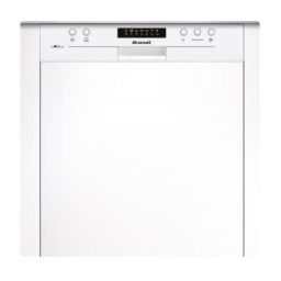 Brandt VH1505W Built-in dishwasher Manuel utilisateur | Fixfr