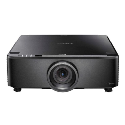 Optoma ZU720TST Short throw projector Manuel utilisateur | Fixfr