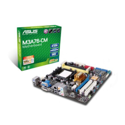 Asus M3A76-CM Motherboard Manuel utilisateur | Fixfr
