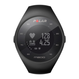 Polar M200 Manuel utilisateur | Fixfr