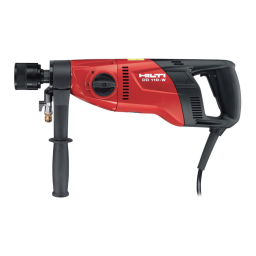 Hilti DD 110-W Manuel utilisateur | Fixfr