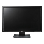 Acer V243HL Monitor Manuel utilisateur