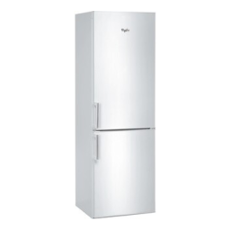 Whirlpool WBE33774 NFC W Fridge/freezer combination Manuel utilisateur | Fixfr