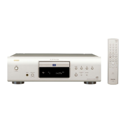 Denon DCD-1500AE Manuel utilisateur | Fixfr