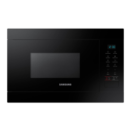 Samsung MS22M8054AK Micro-ondes solo encastrable 22L - MS22M8054AK Manuel utilisateur | Fixfr