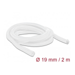 DeLOCK 20700 Braided Sleeve self-closing 2 m x 19 mm white Fiche technique