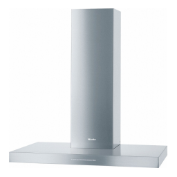 Miele DA 4298 W Puristic Plus Hotte murale éclairage LED économie d'énergie Manuel utilisateur | Fixfr