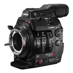 Canon EOS C300 Mark II PL Mode d'emploi | Fixfr