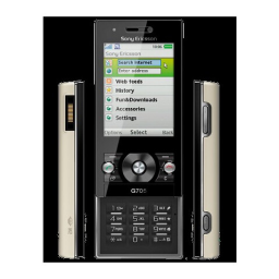 Sony Ericsson G705 Manuel utilisateur | Fixfr