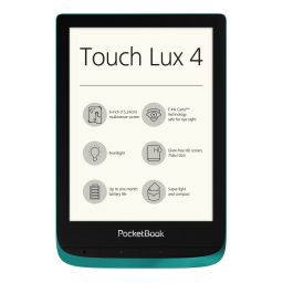 Pocketbook Touch Lux 4 Manuel utilisateur | Fixfr