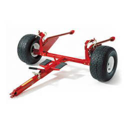 Toro Transport Frame, Trans Pro 80 Tow-Behind Trailer Walk Behind Mower Manuel utilisateur | Fixfr