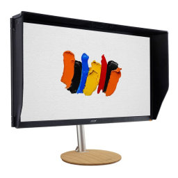 Acer CP5271UV Monitor Guide de démarrage rapide | Fixfr