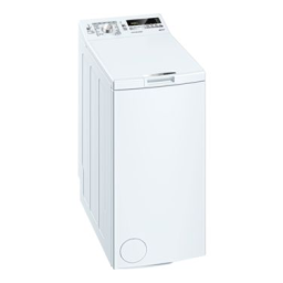 Siemens WP10T284 Washing machine Manuel utilisateur | Fixfr