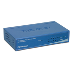 Trendnet TE100-S55Eplus 5-port 10/100Mbps Auto-MDIX Fast Ethernet Mini Switch Manuel utilisateur