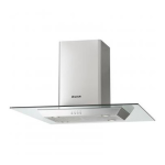 Brandt AD1188X Kitchen-island extractor hood Manuel utilisateur