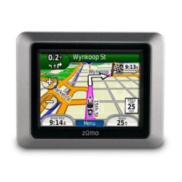 Garmin zumo 210 Manuel utilisateur | Fixfr