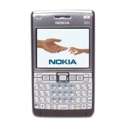 Nokia Eseries E61i : Manuel d'utilisation + Chat IA | Fixfr