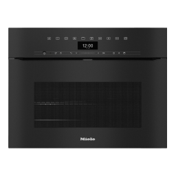 Miele H 7440 BPX Four compact sans poignée design facile à combiner Manuel utilisateur | Fixfr
