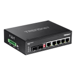 Trendnet TI-G62 6-Port Hardened Industrial Gigabit DIN-Rail Switch Manuel utilisateur