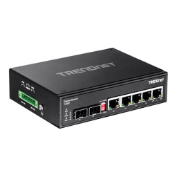 Trendnet TI-G62 6-Port Hardened Industrial Gigabit DIN-Rail Switch Fiche technique | Fixfr