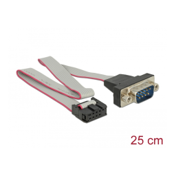 DeLOCK 89300 Low Profile Slot Bracket > 1 x Serial Pin layout: 1:1 Fiche technique | Fixfr