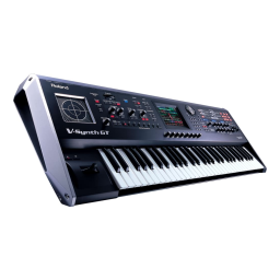 Roland V-Synth GT Manuel utilisateur | Fixfr