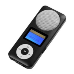 MPMan TPM300 Voice recorder Manuel utilisateur | Fixfr