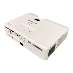 Hitachi CPEX3551WN Projector Network Guide | Fixfr