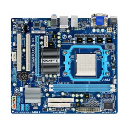 Gigabyte GA-MA74GMT-S2 Motherboard Manuel du propriétaire | Fixfr