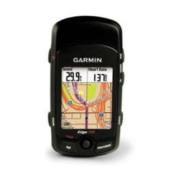 Garmin Edge 705 Manuel du propriétaire | Fixfr