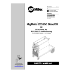 Miller MIGMATIC 220 BASE/DX Manuel utilisateur