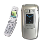 Samsung SGH-E710 Manuel utilisateur