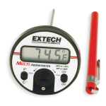 Extech Instruments 392050 Penetration Stem Dial Thermometer Manuel utilisateur