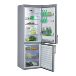 Whirlpool WBE37142 TS Fridge/freezer combination Manuel utilisateur | Fixfr