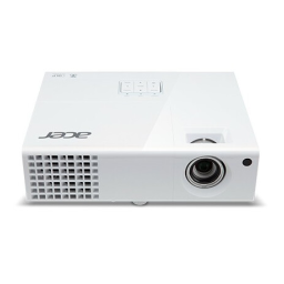 Acer X1173 Projector Manuel utilisateur | Fixfr