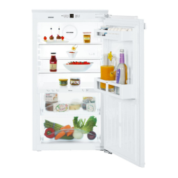 Liebherr IKBP 2370 Refrigerateur encastrable 1 porte Manuel du propriétaire | Fixfr