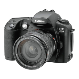 Canon EOS D30 Manuel utilisateur | Fixfr