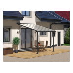 Canopia by Palram 704572 Olympia 10 ft. x 10 ft. Gray/Bronze Aluminum Patio Cover Mode d'emploi