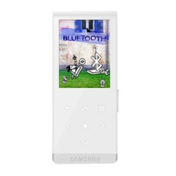Samsung YP-T10JQW Manuel du propriétaire | Fixfr