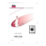 Faure FWF3126 Manuel utilisateur