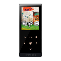 Samsung YP-T10 Manuel d'utilisation | AI Chat | Fixfr