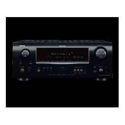 Denon AVR-1709 Manuel utilisateur | Fixfr