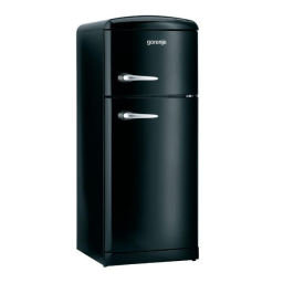 Gorenje RF6276OBK Manuel utilisateur | Fixfr