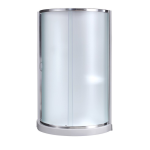 OVE Decors 15SKA-B1434P-001AC Breeze 34-in Paris Chrome Corner Shower Manuel utilisateur