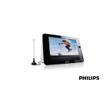 Philips PD8015/12 T&eacute;l&eacute;viseur et lecteur de DVD portable Manuel utilisateur